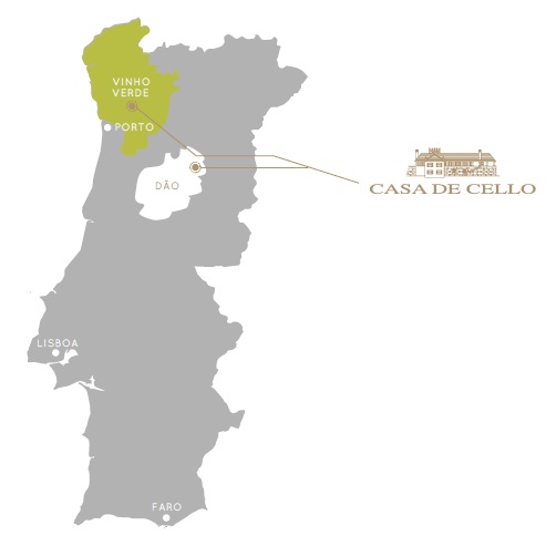 mapa localização Casa de Cello